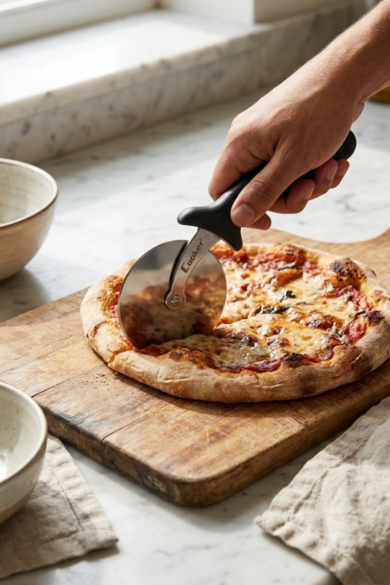 COOKER TERMOS 9 cm Çelik Pizza Ruleti YK1870