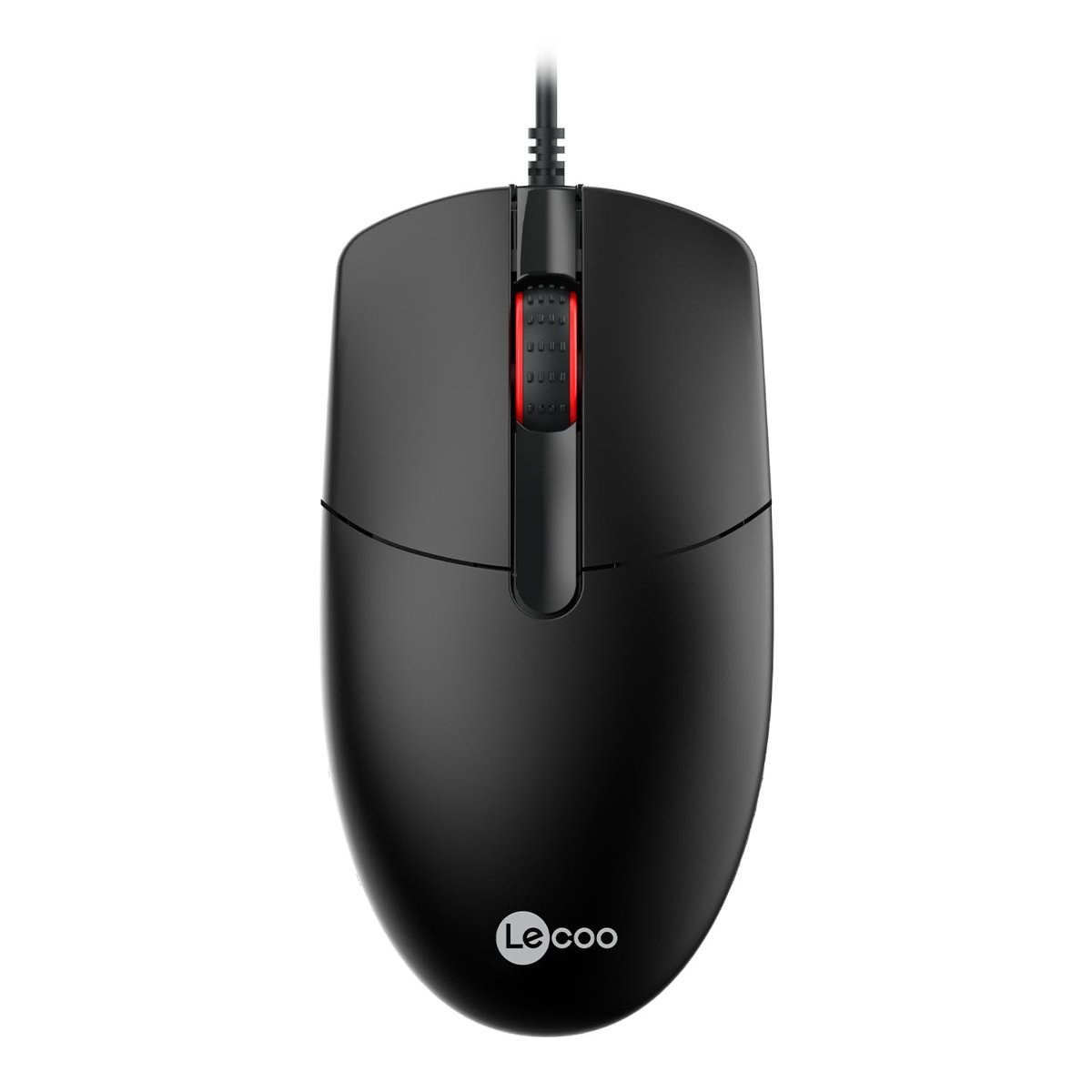 Lecoo MS103 USB Kablolu 1000DPI 3 Tuşlu PC, Mac, Dizüstü Bilgisayar ile Uyumlu Optik Mouse Siyah