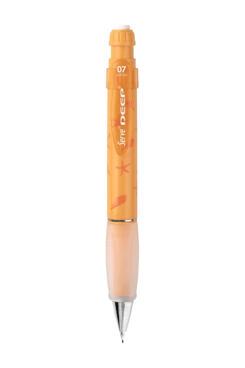 SERVE Deep Mekanik Kurşun Kalem 0.7 mm Hardal Sarısı Denızyıldız Deseni