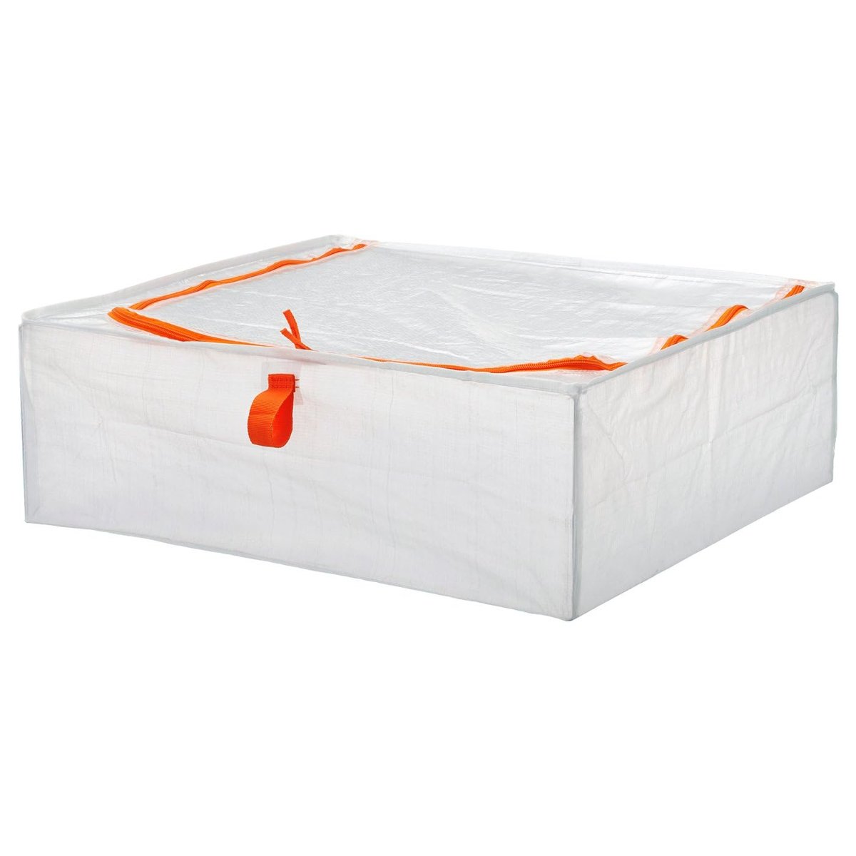 IKEA PARKLA saklama çantası 55 x 49 x 19 cm, mevsimlik dekorasyonlardan giysi, ayakkabı ve yatak takımlarına kadar her şey için mükemmeldir.