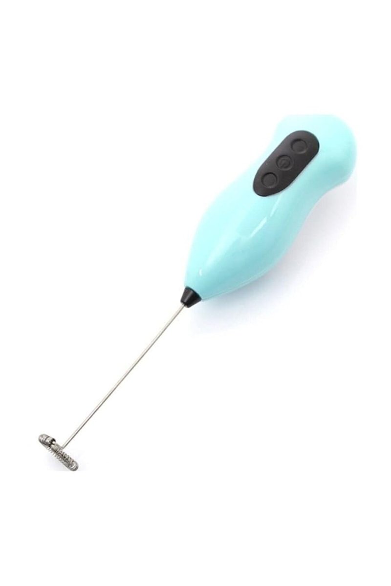 POPİÇO Kahve ve Süt Köpürtücü Pilli Karıştırıcı (Blue)