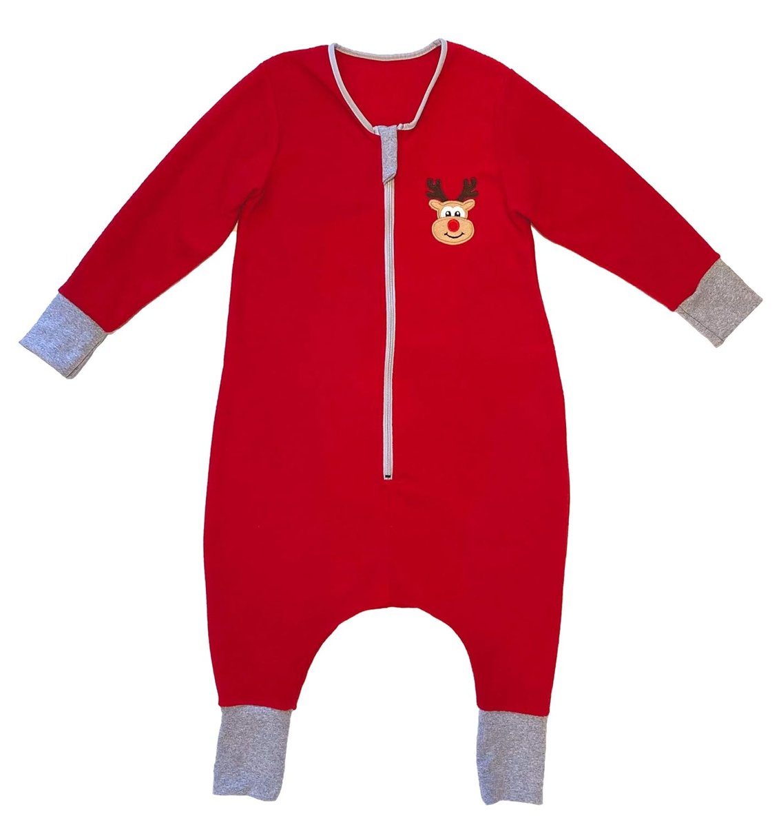 Yorni Nakışlı Uzun Kollu Oeko-TEX Mikro Polar Bebek Çocuk Uyku Tulumu Unisex TOG 2 (18-36 Ay)
