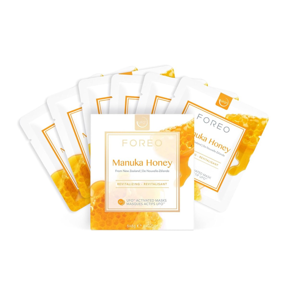 Foreo Ufo™ Manuka Honey Canlandırıcı (6'Lı) Aktif Maske