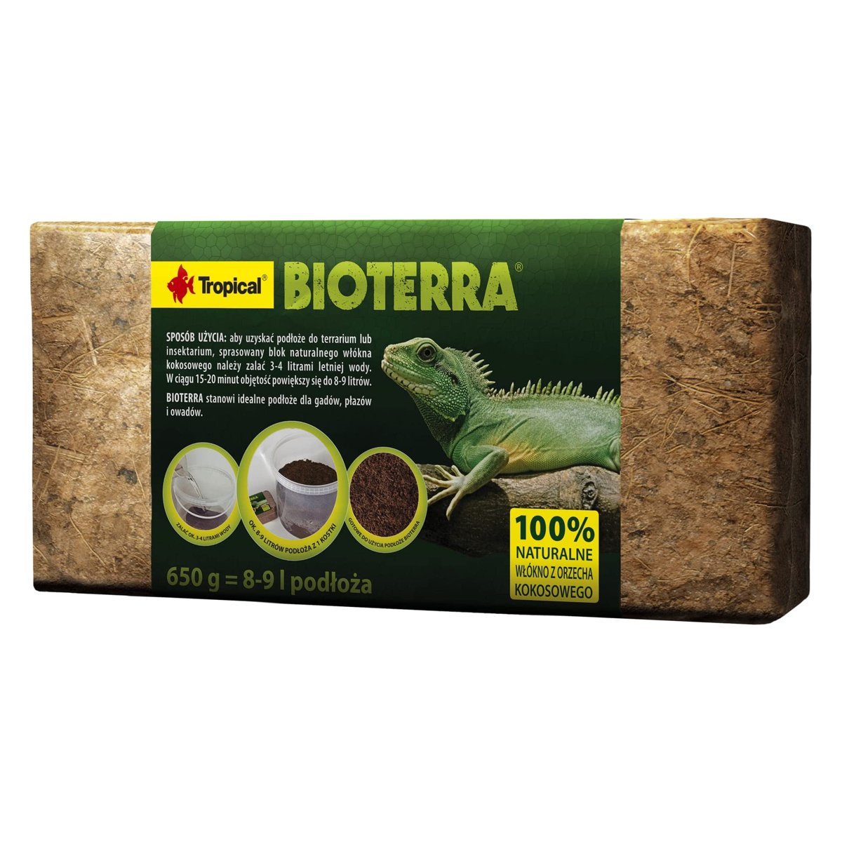 Tropical Bioterra Sürüngen Taban Malzemesi 650gr