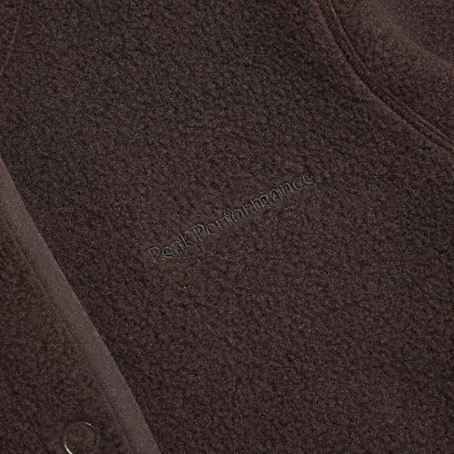 Peak Performance W Fleece Snap Cardigan Kadın Kahverengi Outdoor Polar G78131180