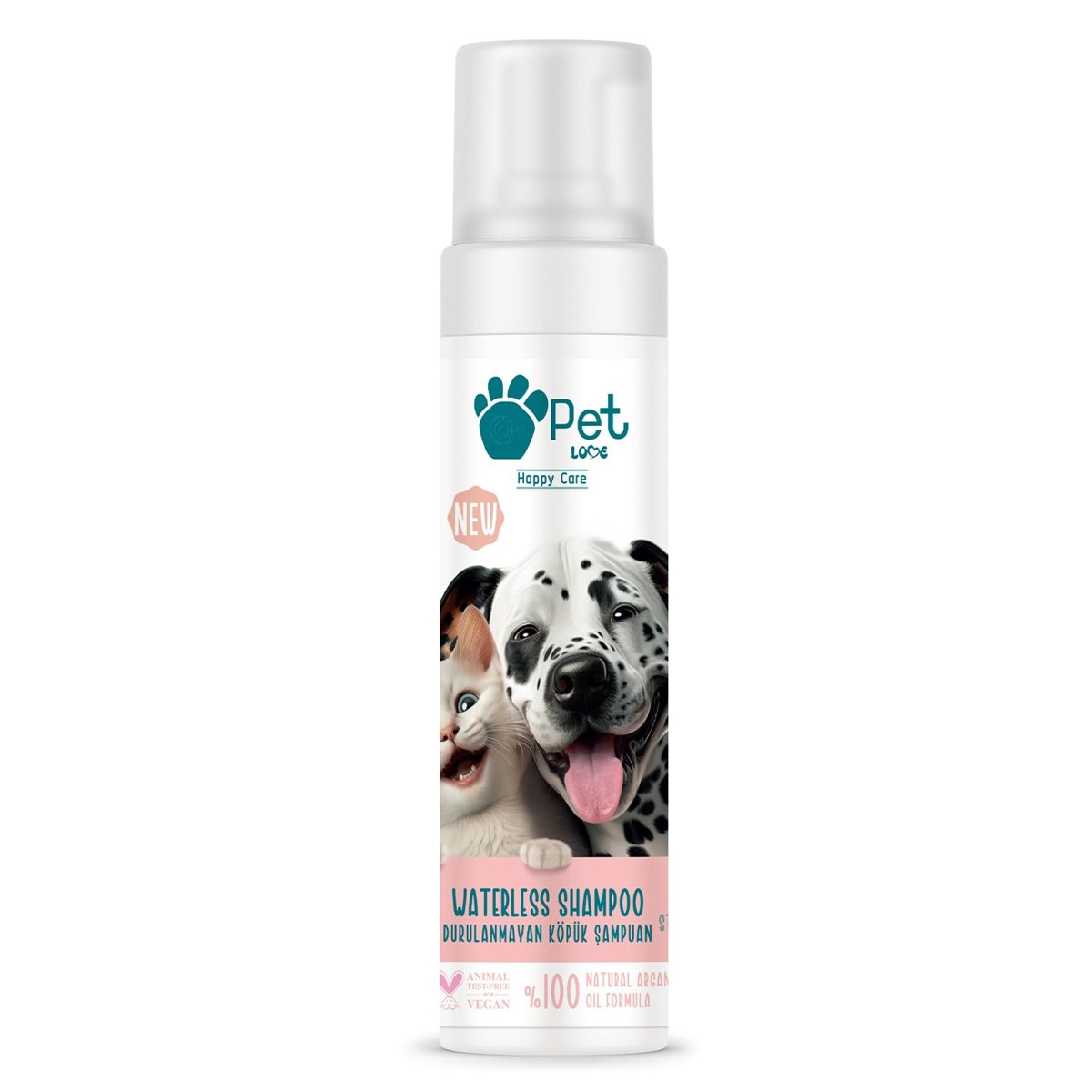 Pet Love Köpük Şampuan, Çilek, 225 Mililitre