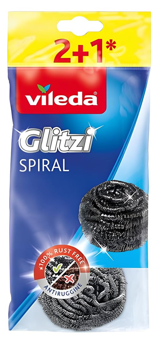 Vileda Glitzi Inox Çelik 3'lü Paket