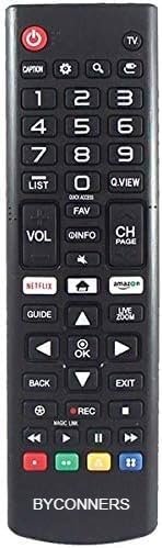 BYCONNERS LG Smart TV için Amazon Netflix Tuşlu Lcd Led TV Kumanda Yeni AKB76037605 Uzaktan Kumandas