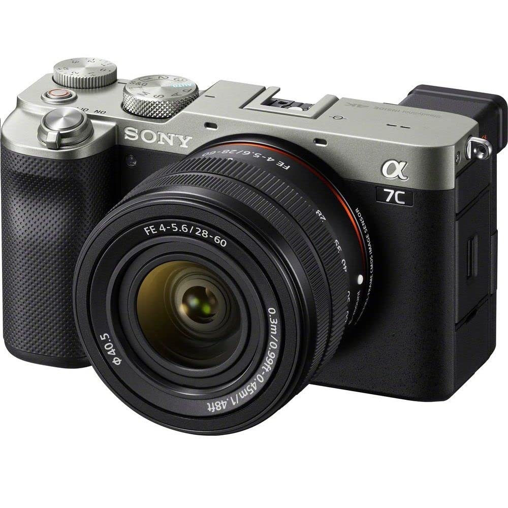 Sony I Sony Alpha 7C + 28-60mm f4-5.6 Lens Kit| Full-Frame Aynasız Fotoğraf Makinesi (Ekstra küçük boyut, 24.2Mp çözünürlük, 4K video kayıt)