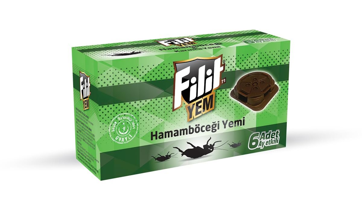 FILIT Hamam Böceği Yemi 6 Parça 1 kg