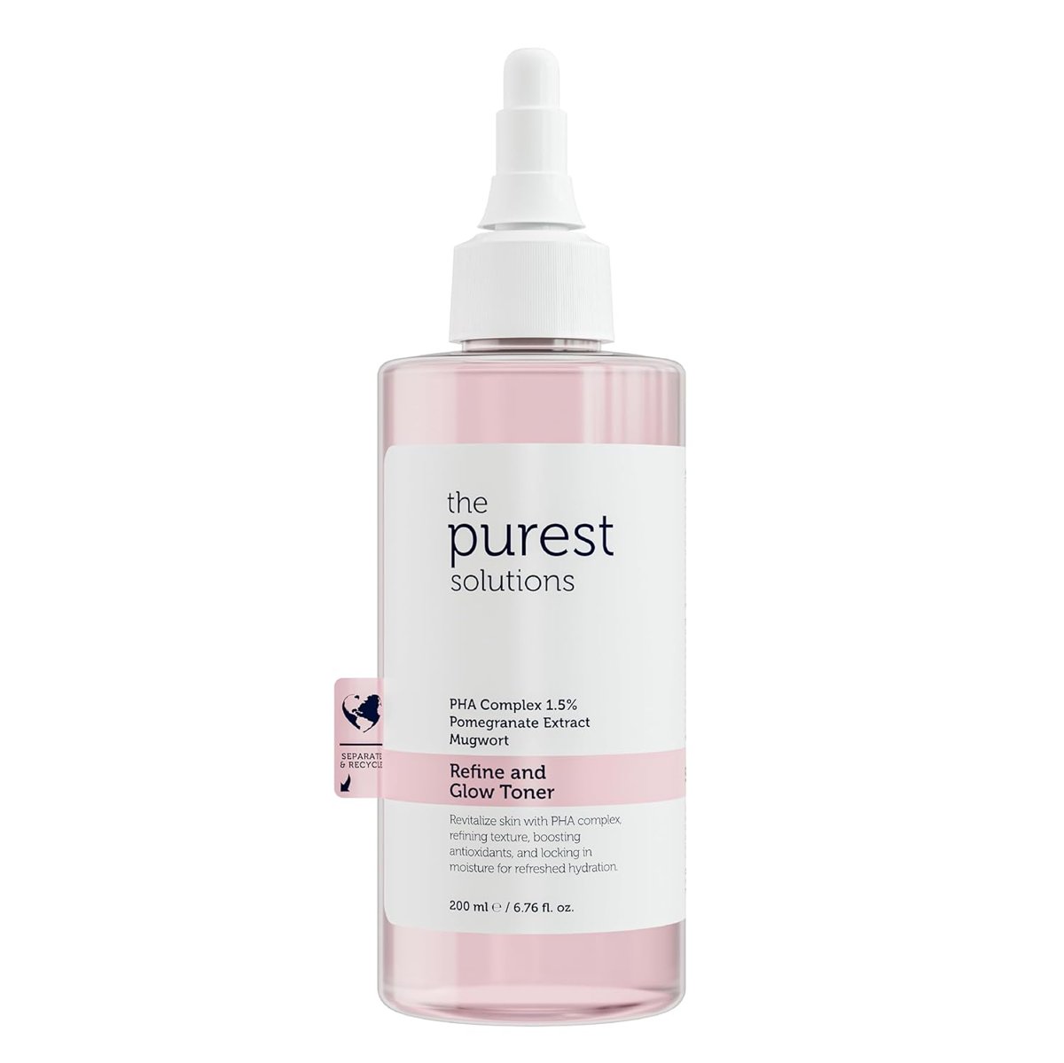 The Purest Solutions Hassas Ciltler İçin Arındırıcı ve Aydınlatıcı PHA Pembe Tonik