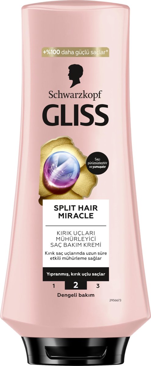 Gliss Split Hair Miracle Kırık Uçları Mühürleyen Saç Bakım Kremi 360 ml