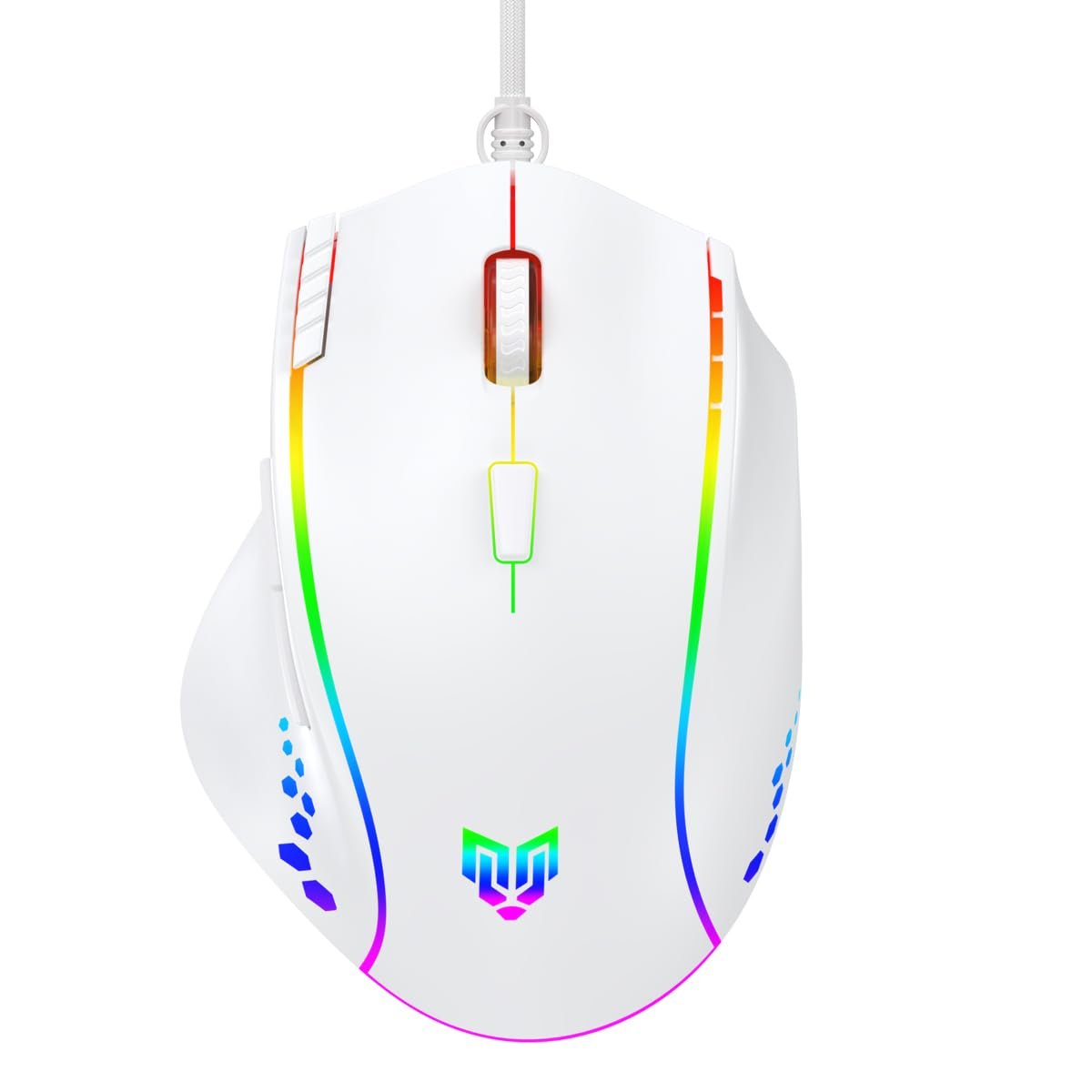 Blueforce Luxor Gaming Gamer Rgb Oyuncu Mouse 12800Dpi Beyaz