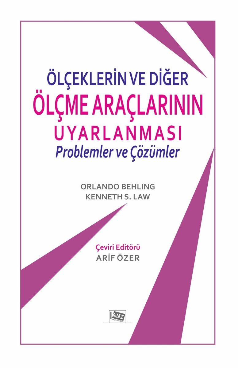 Ölçeklerin Ve Diğer Ölçme Araçlarının Uyarlanması - Problemler Ve Çözümler
