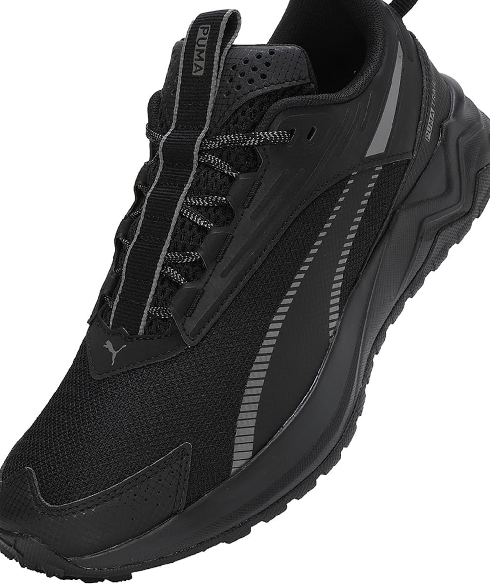 PUMA Erkek/Unisex Extend Lite Trail-PUMA Black-Cool Dark Gray Low Boot 44.5