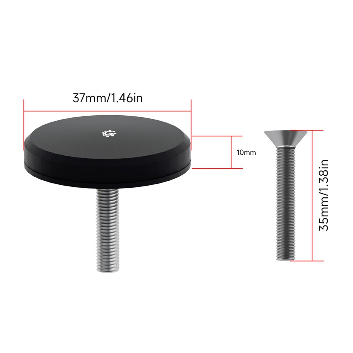 GRQUSTO AirTag için Bisiklet Montajı - Su Geçirmez Gizli Bisiklet Gövde Kapağı Montajı, Hırsızlığa Karşı Bisiklet GPS Takip Cihazı Aksesuarı Dağ ve Yol Bisikletleri için AirTag Tutucu Koruyucu