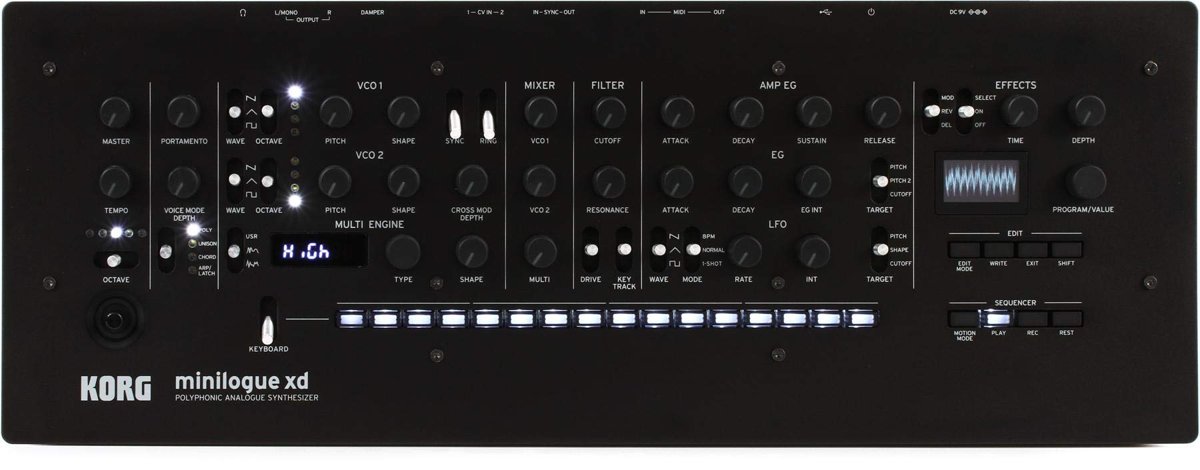 Korg Minilogue XD 4-voice Analog Synthesizer Module Analog Synthesizer Modül