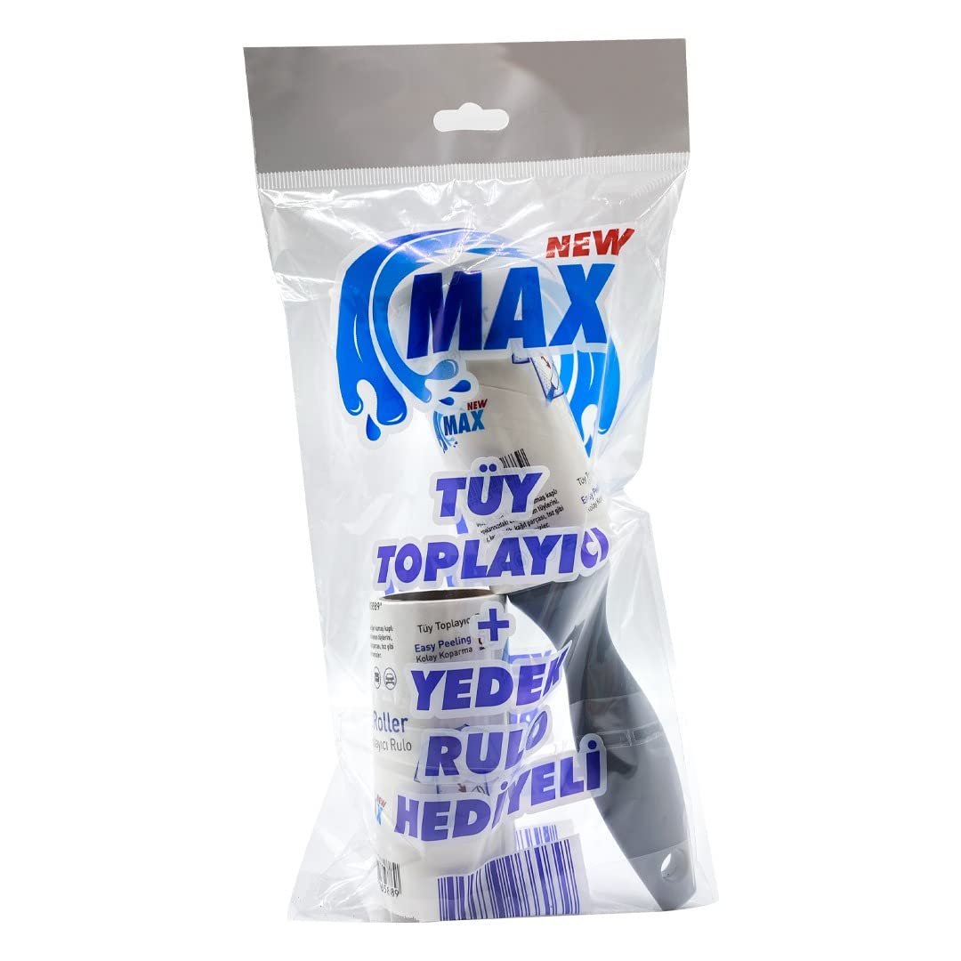 New Max 60+60 Yedekli Tüy Toplayıcı Rulo Set
