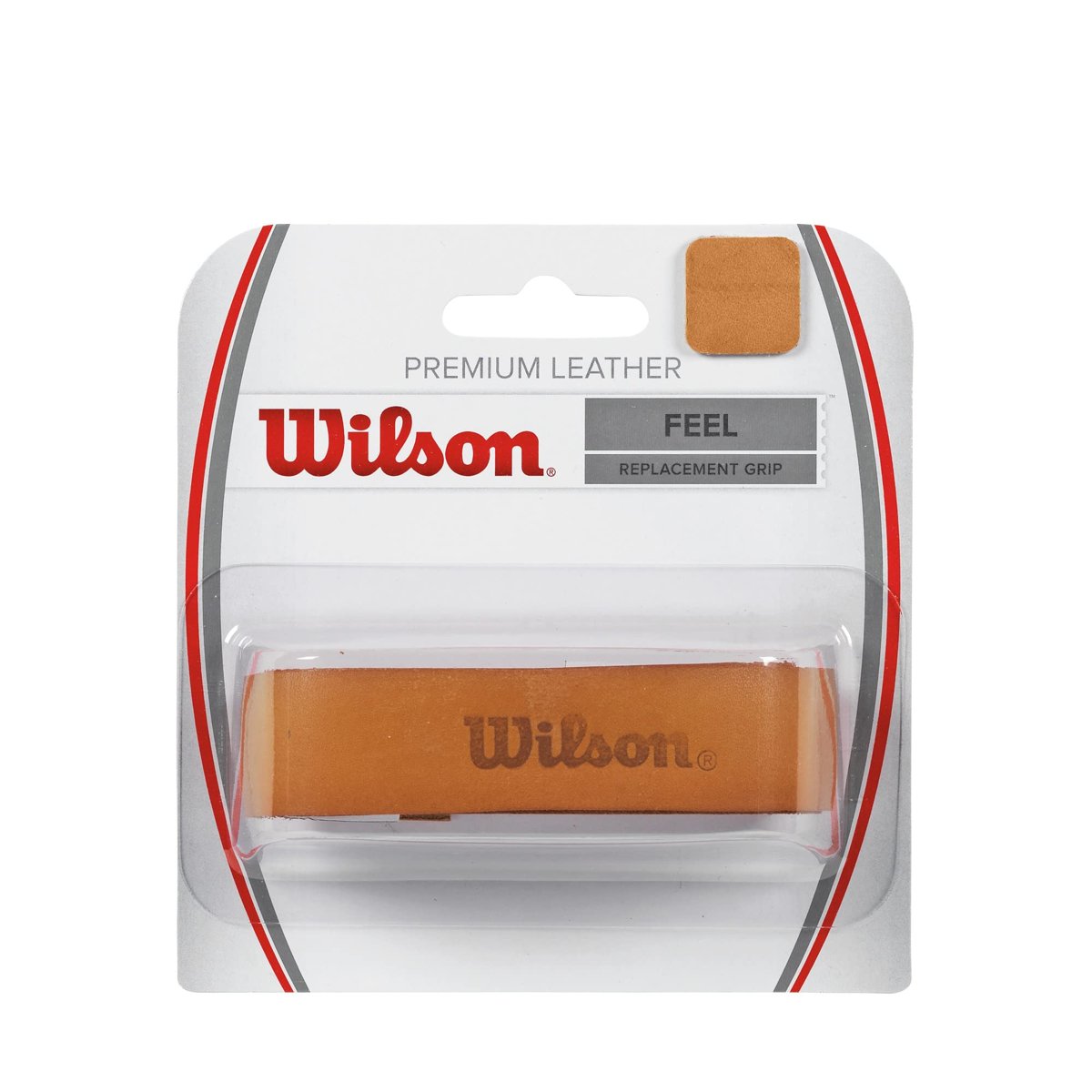 Wilson Basisgriffband Premium Leather Replacement Grip, çok renkli/kahverengi, One Size, WRZ420100