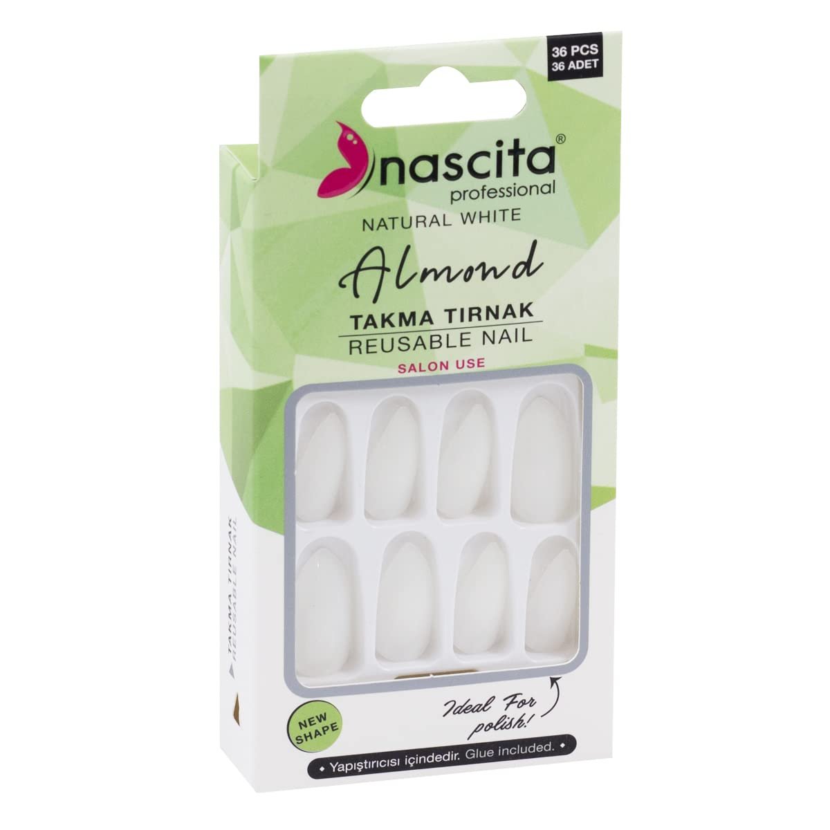 Nascita 36'lı Almond Takma Tırnak - 139