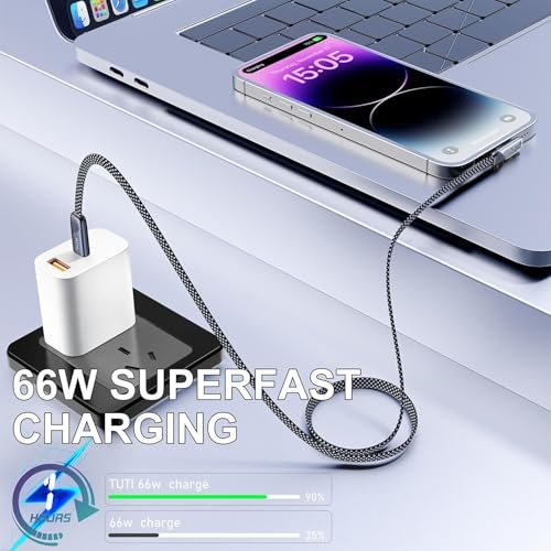 Valkyrie Tuti Süper Hızlı 60W PD Type-C Şarj ve Data Kablosu - Dayanıklı Örgülü Tasarım Vertical Yatay Kablo 130cm