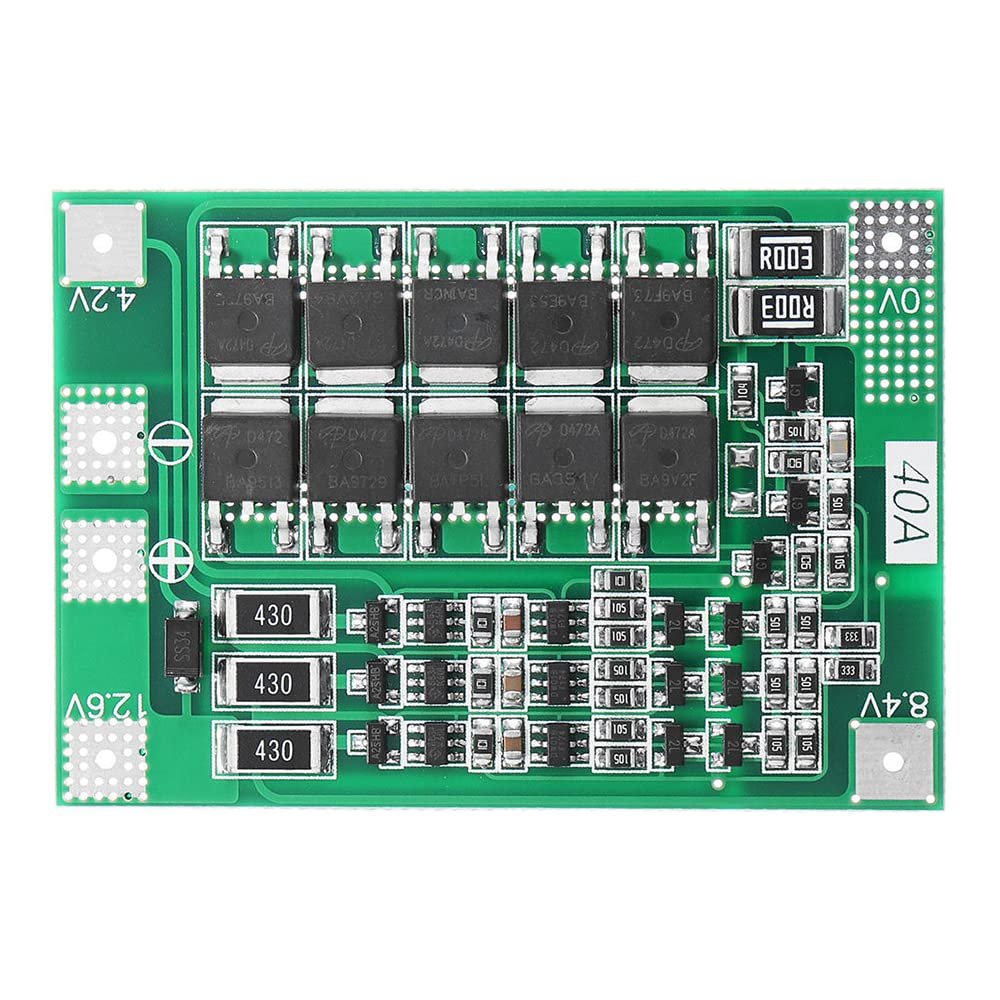 SANEC 3S 40A BMS 12.6V 18650 Lityum Pil Şarj Koruma Modülü