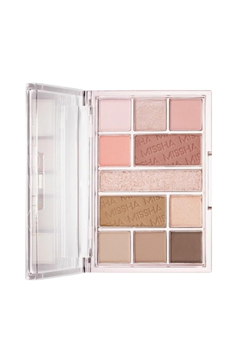 Mat ve Işıltılı Tonlar Barındıran Far Paleti Missha Mood Moment Palette (1 Rosy Rooftop)