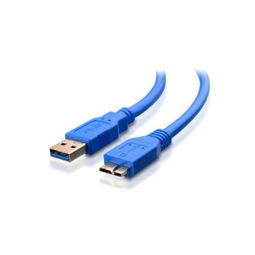 PrimeX PX-4120 USB 3.0 30 cm Taşınabilir Harddisk Kablosu, USB-A to Micro-B Harici Disk Data ve Güç