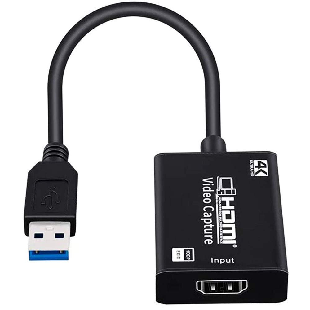 Coverzone 1080P 30Hz USB Video capture Taşınabilir USB Yakalama Kartı Oyun Yakalama Adaptörü Gerçek Zamanlı Canlı Akış Senkronizasyon Çıkışı Ses ve Video GÖRÜNTÜ AKTARIMI İÇİN KULLANILMAZ