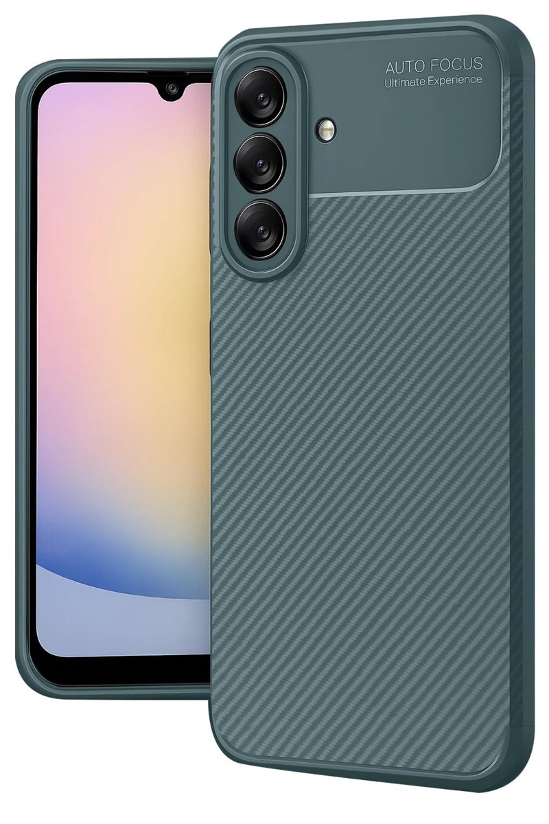 anka cep cep telefonu aksesuarları Samsung İle Uyumlu Galaxy A17 5G Kılıf Auto Focus Karbon Görünüml