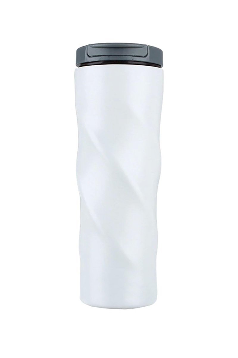 Komple 304 L Çelik Beyaz 500 ml Kahve Termos Mug cin229by
