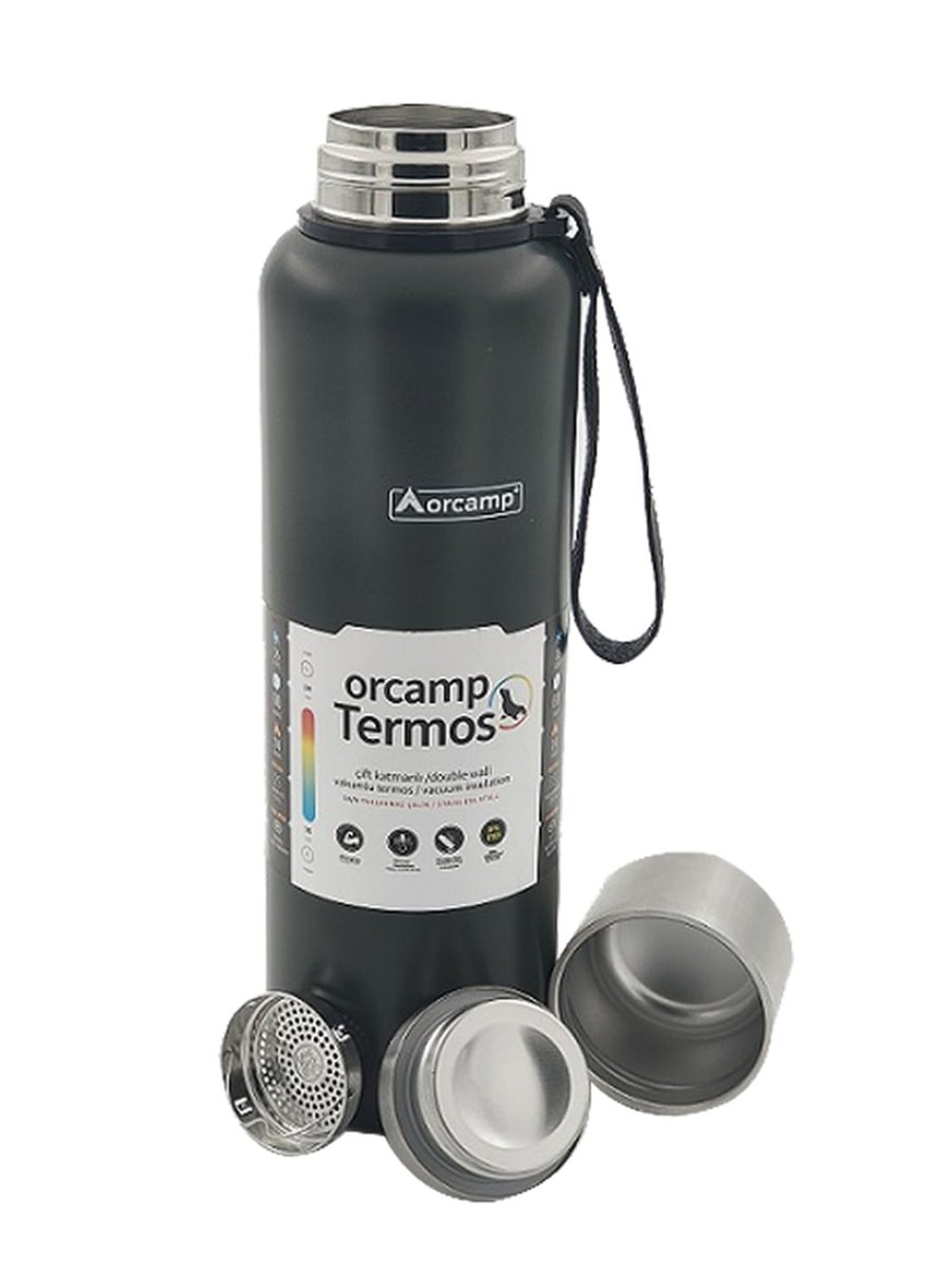 Çift Katmanli%100 304 Kalite Çelik Vakumlu Termos 1500Ml, Dayanıklı Kamp Ekipmanları, Kamp Aksesuarları, Açık Hava Sporları, Doğa Sporları, Yürüyüş, Sırt Çantasıyla Seyahat, Termos, Kamp Mutfaği