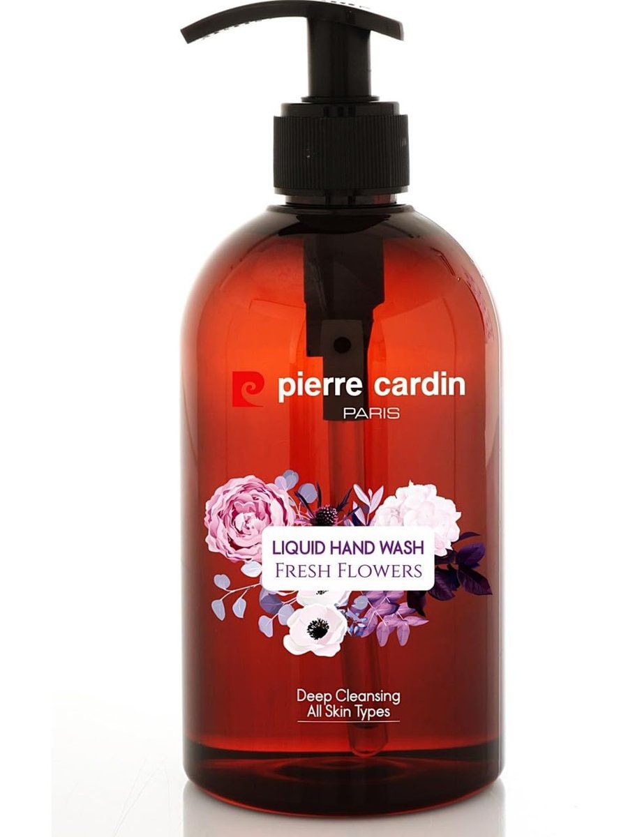 Pierre Cardin Liquid Hand Wash 480 ml – Fresh Flowers-Sıvı Sabun -Taze Çiçekler