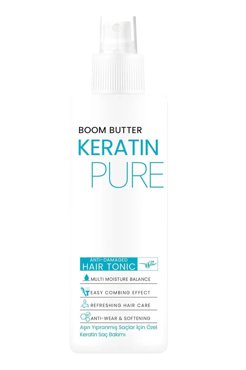 BOOM BUTTER Aşırı Yıpranmış Saçlar için Keratin Tonik 150ML