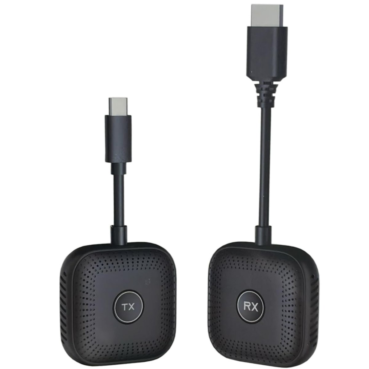 Coverzone Kablosuz HD Görüntü Aktarıcı Seti USB-C TX RX | 1080P 60Hz Tak Çalıştır | Bilgisayar TV Bağlantı Kiti | İnternetsiz Ekran Yansıtma - S1 Type C