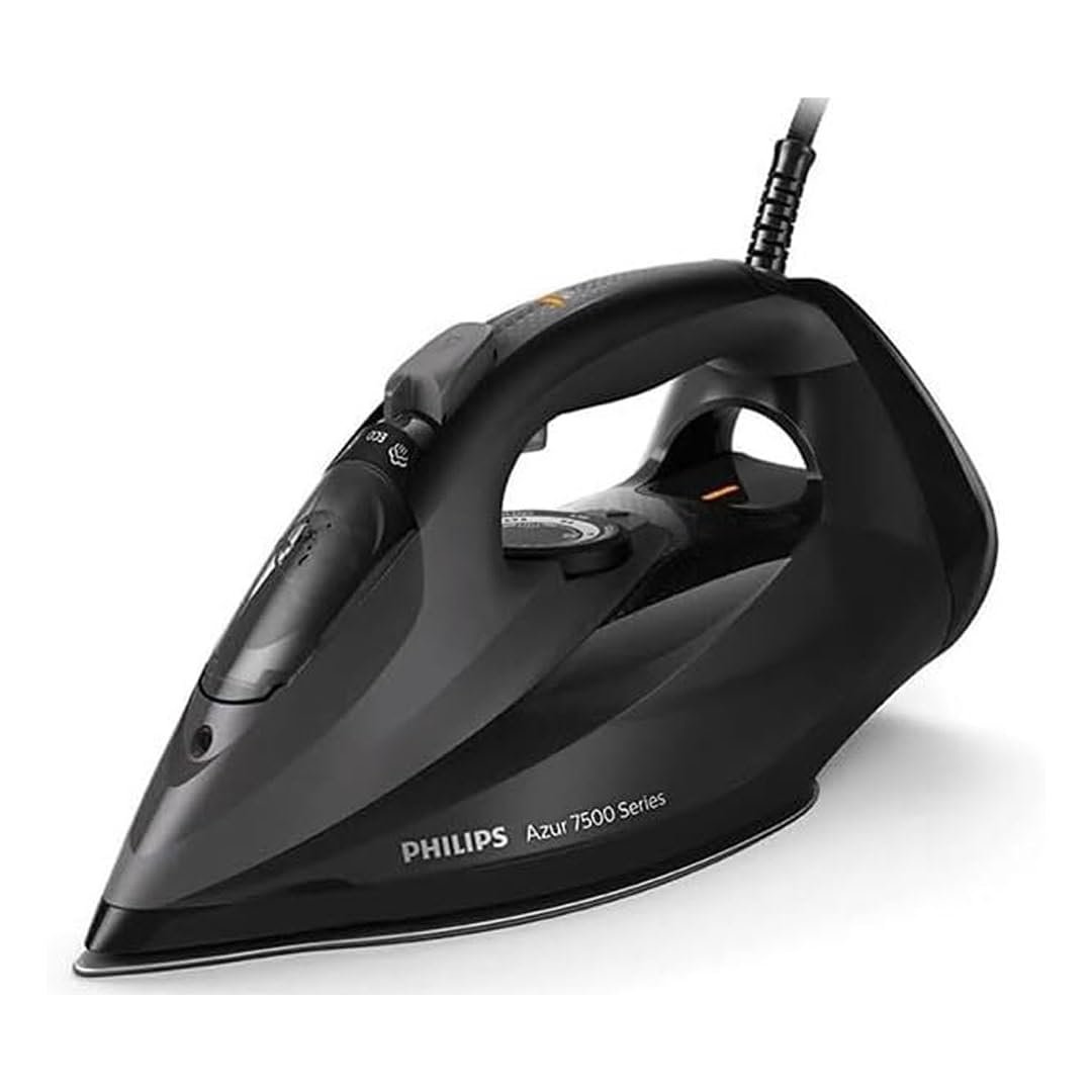 Philips 7500 Serisi Buharlı Ütü – 3200W Güç, 55 g/dk Sürekli Buhar, 260 g Güçlendirme, SteamGlide Elite Taban, Otomatik Kapanma, Damlama Önleyici Sistem, 300 ml Tank (DST7511/80)