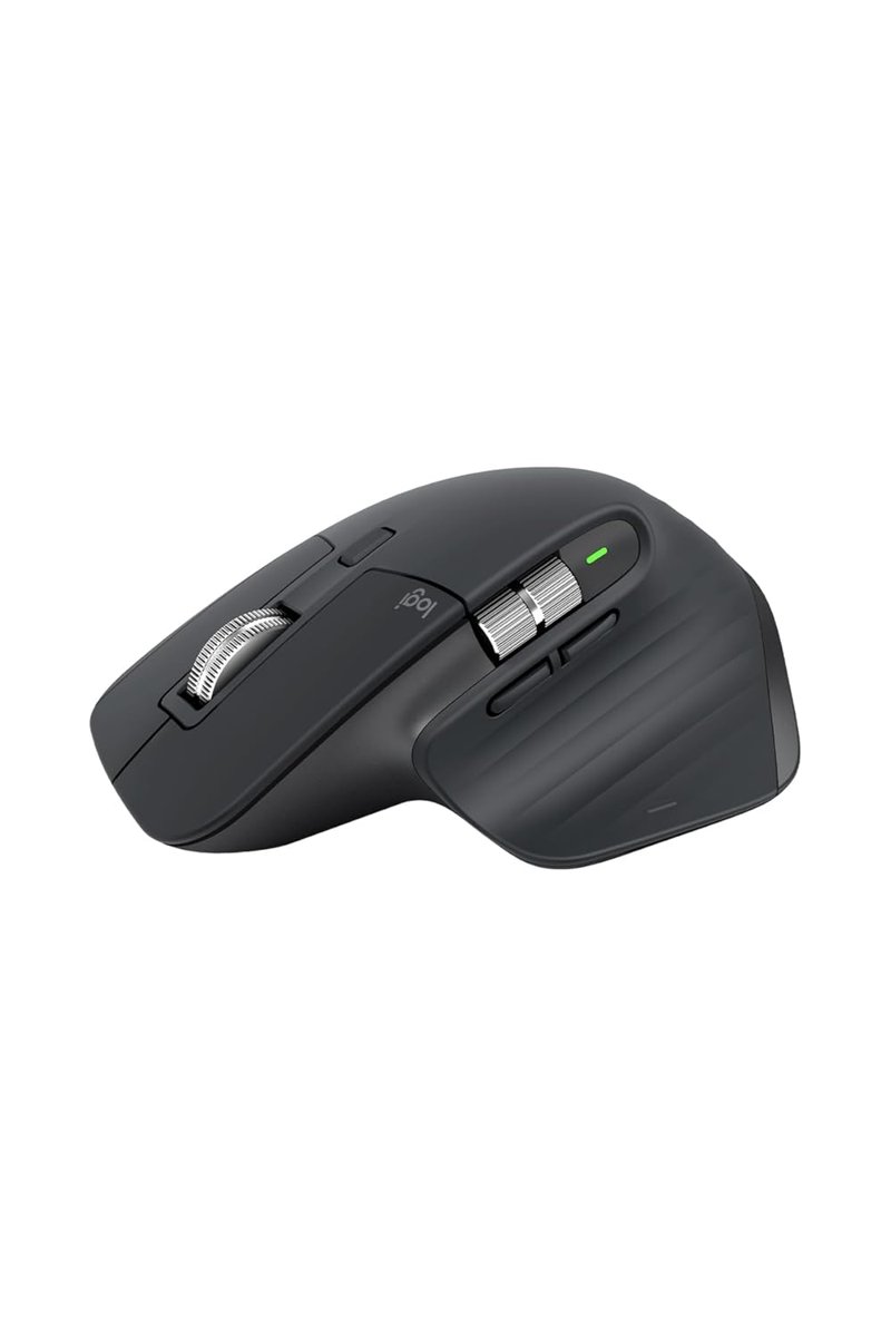 Logitech MX Master 3S Performans Kablosuz Mouse, 8.000 DPI, Sessiz, Ergonomik, Ultra Hızlı Kaydırma,