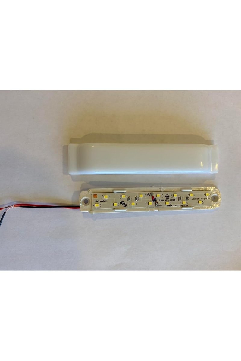 UNİKOM 50'li Paket 24v Dekoratif Tente Led Aydınlatma Armatür - Düz Taban - 15cm Beyaz (6500K)