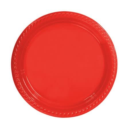 Benim Marifetlerim - Kırmızı Tabak 25 Adet 22 cm