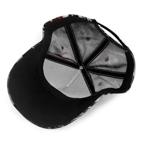 Valkyrie Kuru Kafa Şapka Street Style Unisex Ayarlanabilir Baseball Cap Beyzbol Şapkası Kurukafa