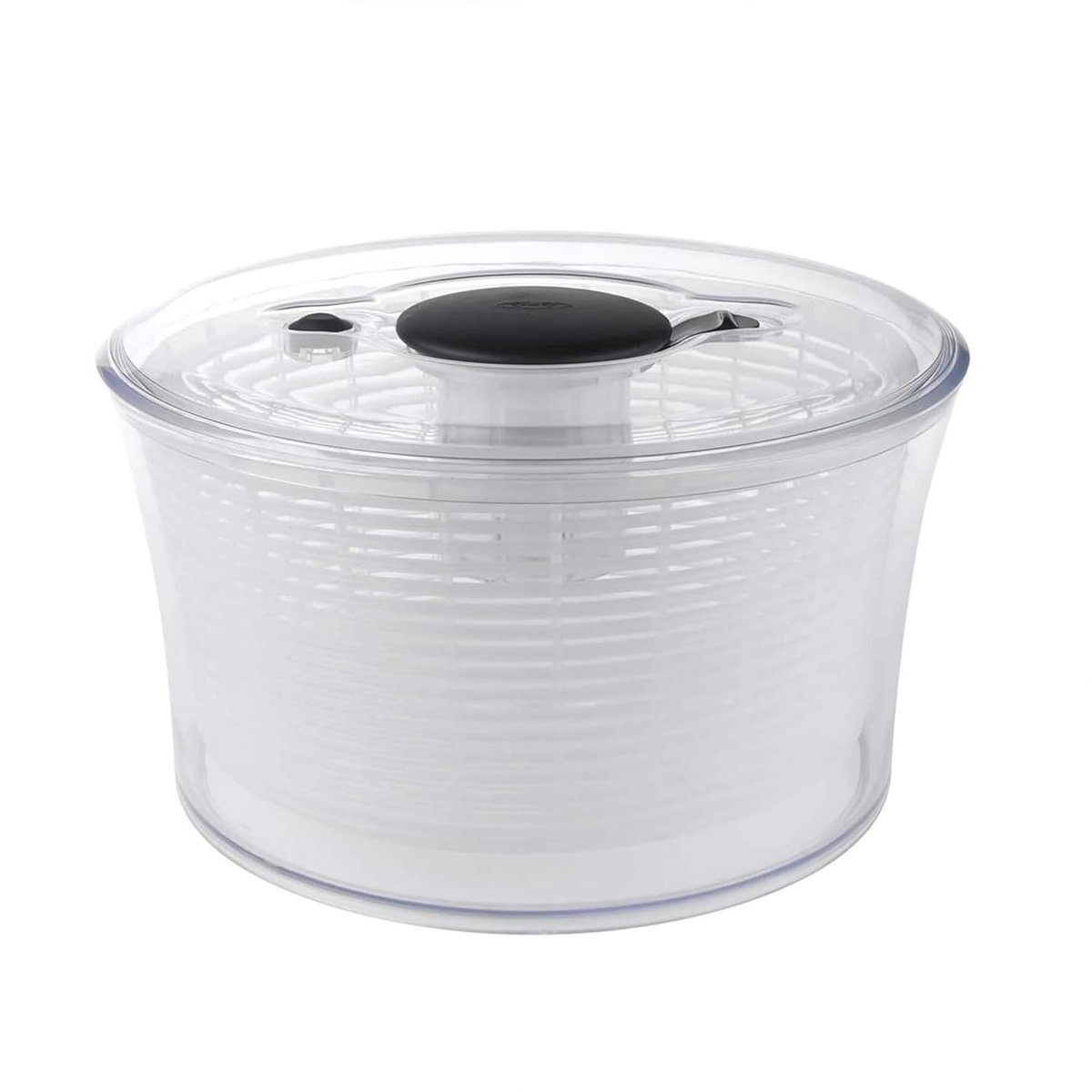 OXO - Good Grips Süzgeç ve Kapaklı Küçük Salata Santrifüjü, Salatanın ve Otların Yıkanması ve Kurutulması için