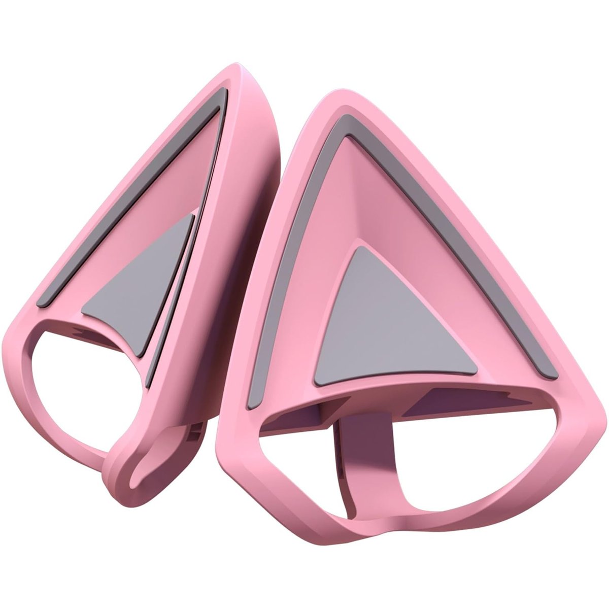 Razer Kitty Ears V2 – Universal Fit Clip-On Kitty Ears kulaklıklar için (Clip-On Kitty Ears, çok yönlü, ayarlanabilir bantlar, 26 g hafif birinci sınıf silikon) Pembe