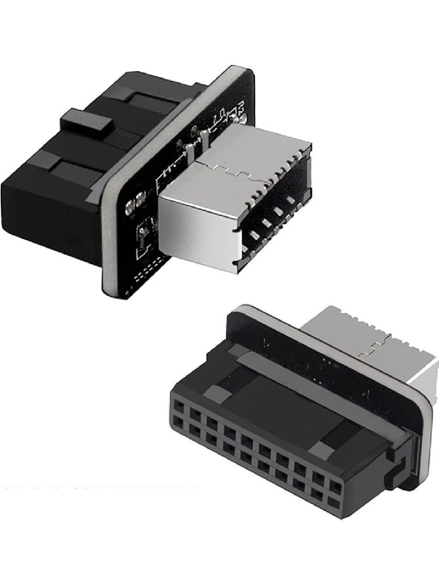 Alfais 5209 Type-E To USB 3.0 19 PIN Anakart Dişi Erkek Çevirici Dönüştürücü Adaptör