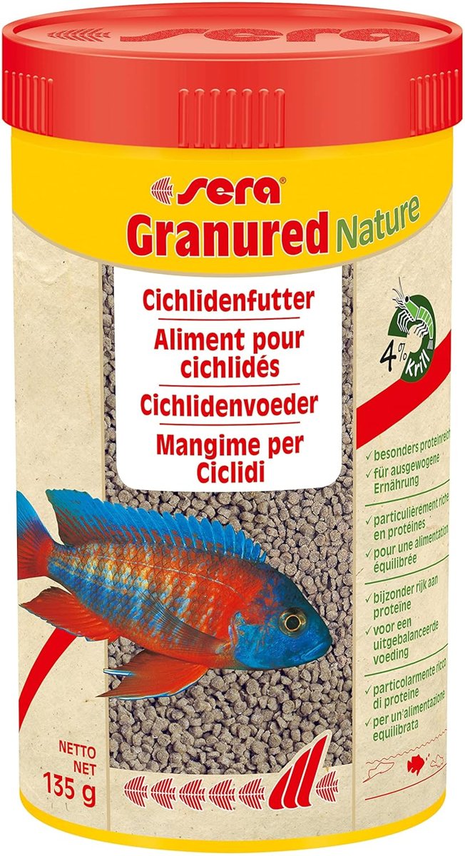 Sera granured Küçük Etçil Çikletler İçin Temel Yem 250 ml