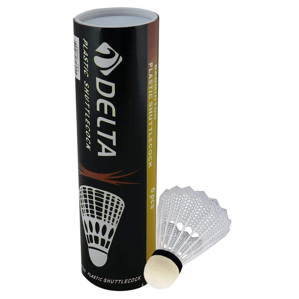 Delta Ds 6 Badminton Topu, Unisex, Beyaz, Tek Beden