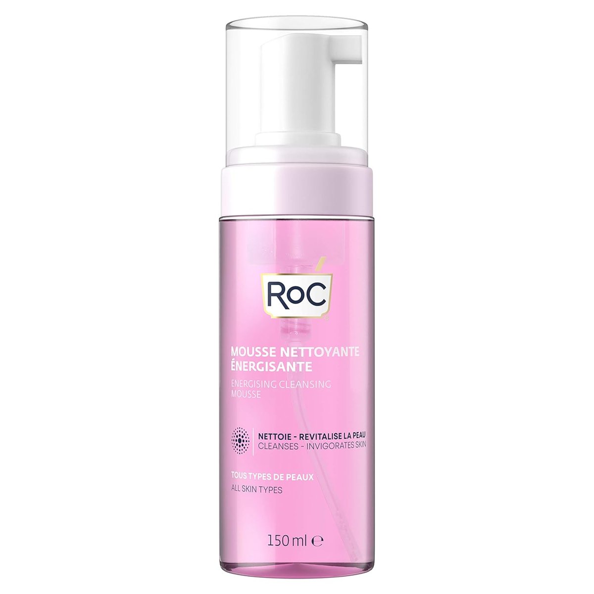 RoC Energising Cleansing Mousse - Enerji Veren Yüz Temizleme Köpüğü, 150 Ml