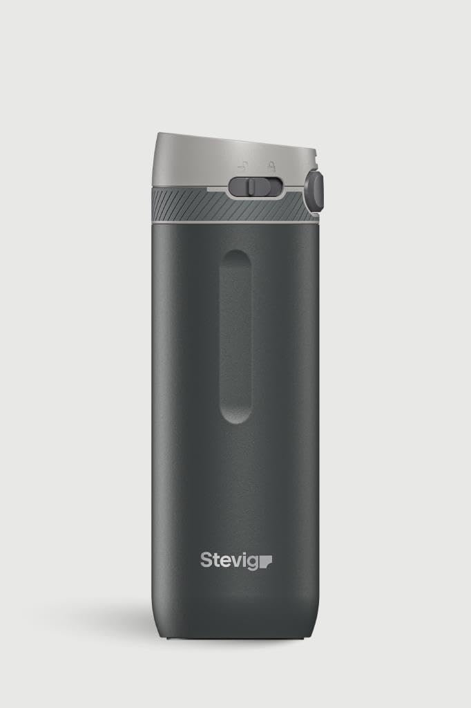 Stevig 4 Action Trigger-Control Çelik Termos 500 ML Pirate Black ST-233
