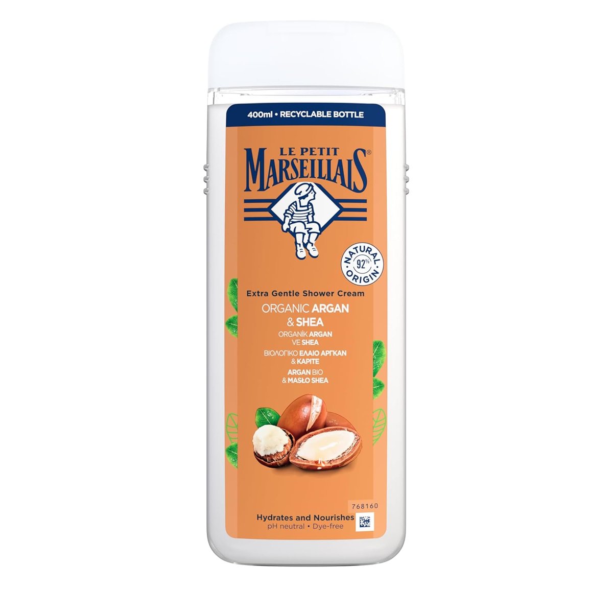 Le Petit Marseillais LPM Organik Argan ve Shea 400 ml Duş Jeli