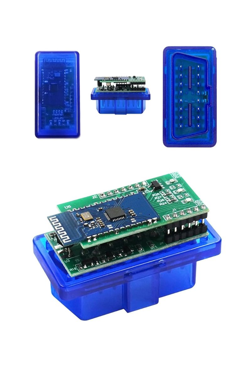 Genel V1.5 Çift Anakart ElM327 Bluetooth PIC18F25K80 Destekli Ddt4All OBD Cihazı