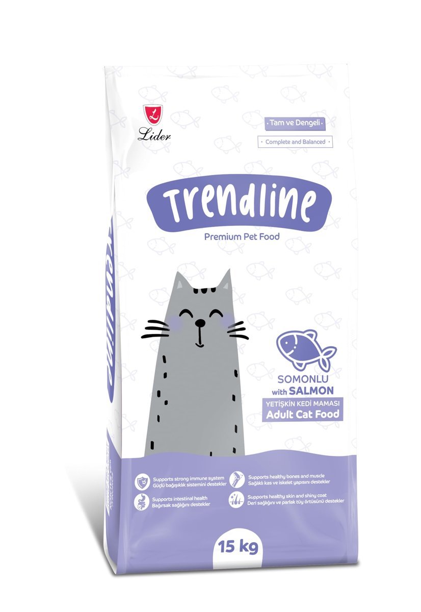 Trendline Somonlu Kedi Maması 15 kg